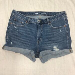 Old Navy woman’s denim shorts size 16 high rise OG straight